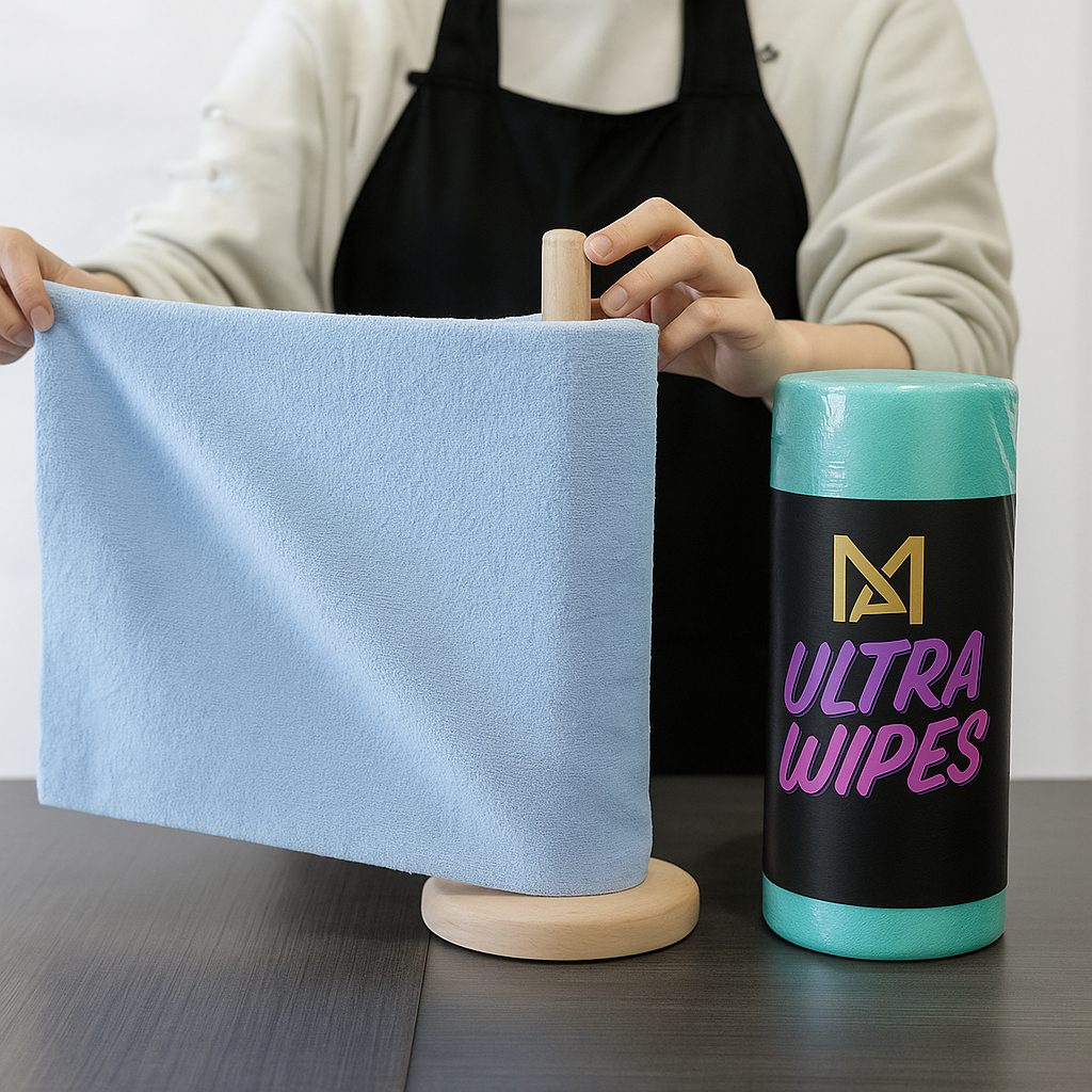 Ultra Wipes – Premium Mikrofasertücher für streifenfreie Sauberkeit und nachhaltiges Putzen
